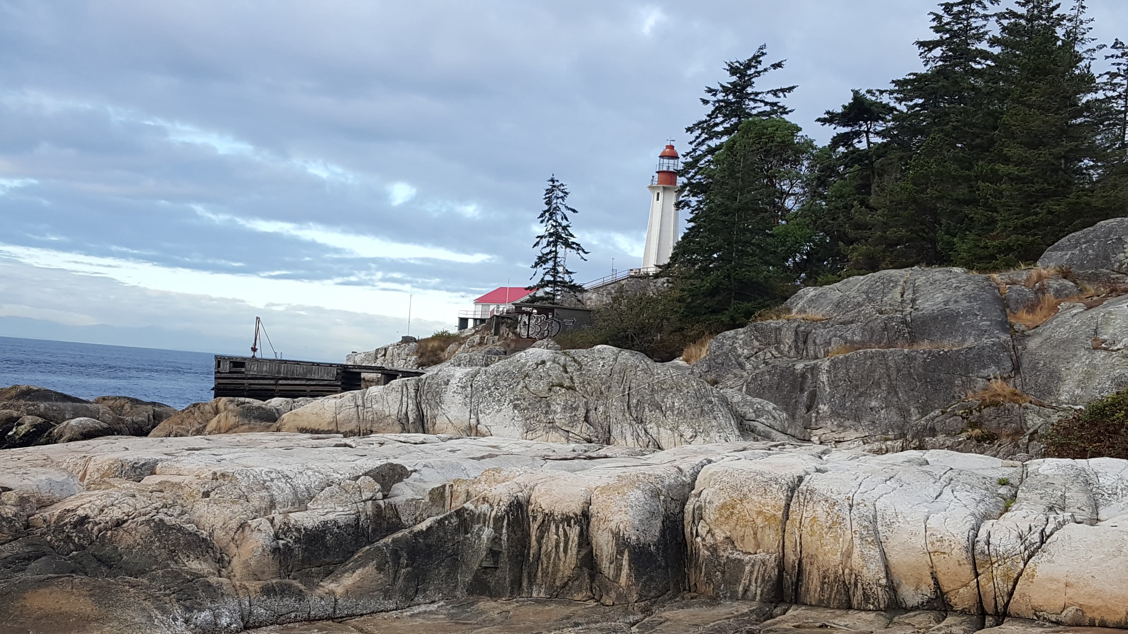 Stanley Park seawall. Nine kilometres of waterfront path through old-growth forest; best done at dawn.