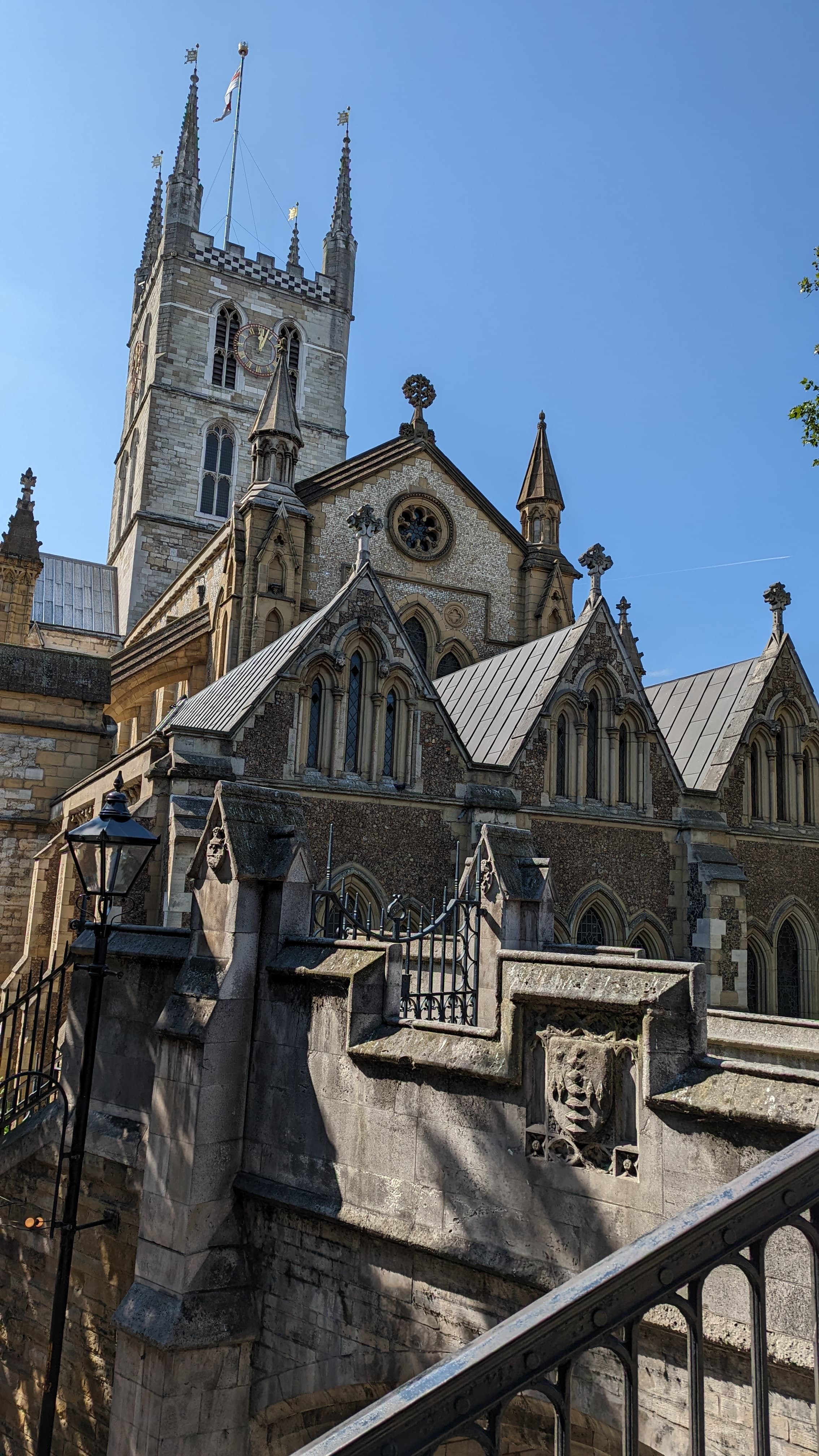 The Thames from Waterloo Bridge at dusk. Canaletto had the same view.