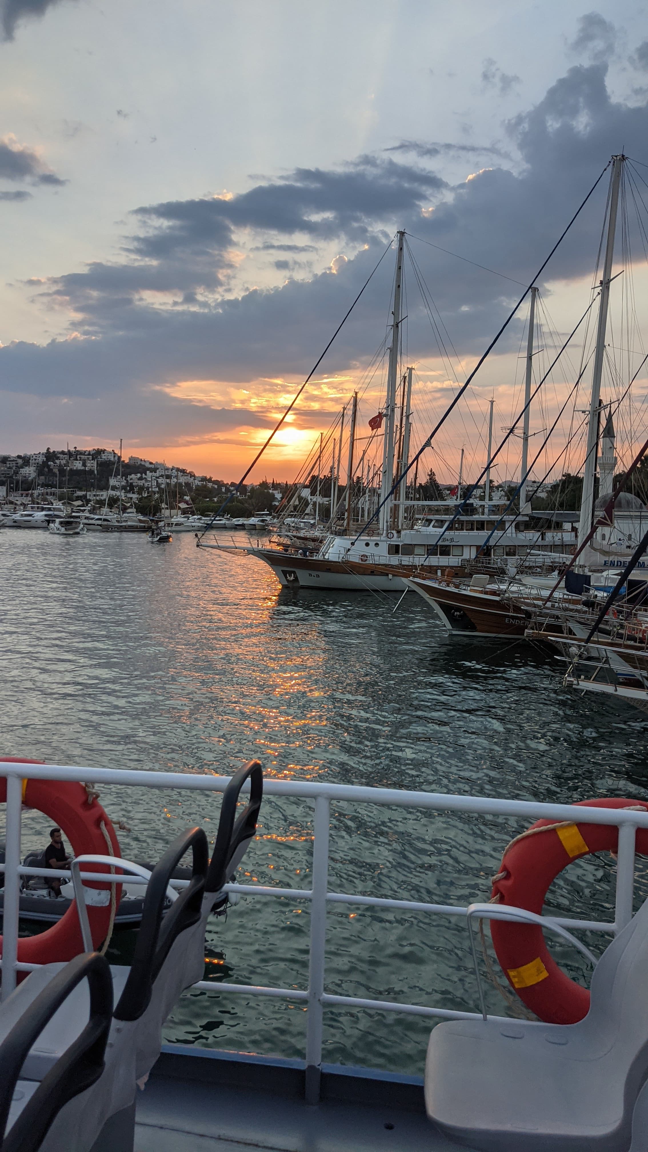 The Castle of St Peter from the harbour. Built by crusaders from the stones of one of the Seven Wonders — that's the building tradition here.