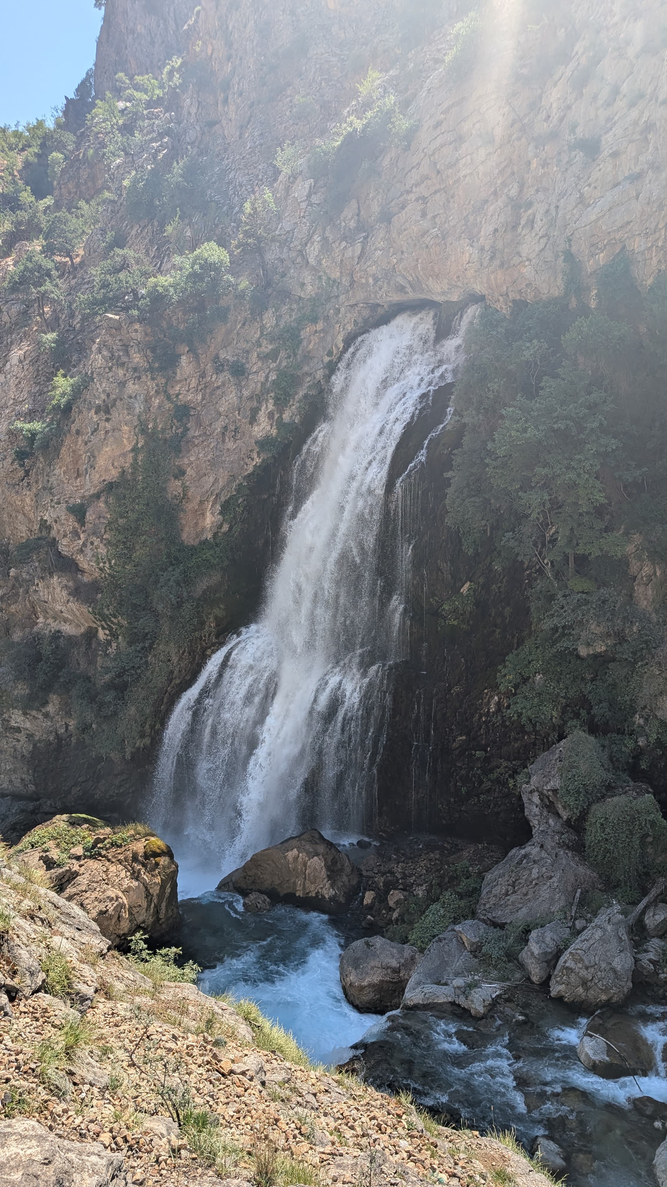 Old city walls. The fortifications have Roman foundations, Byzantine modifications, Seljuk additions.