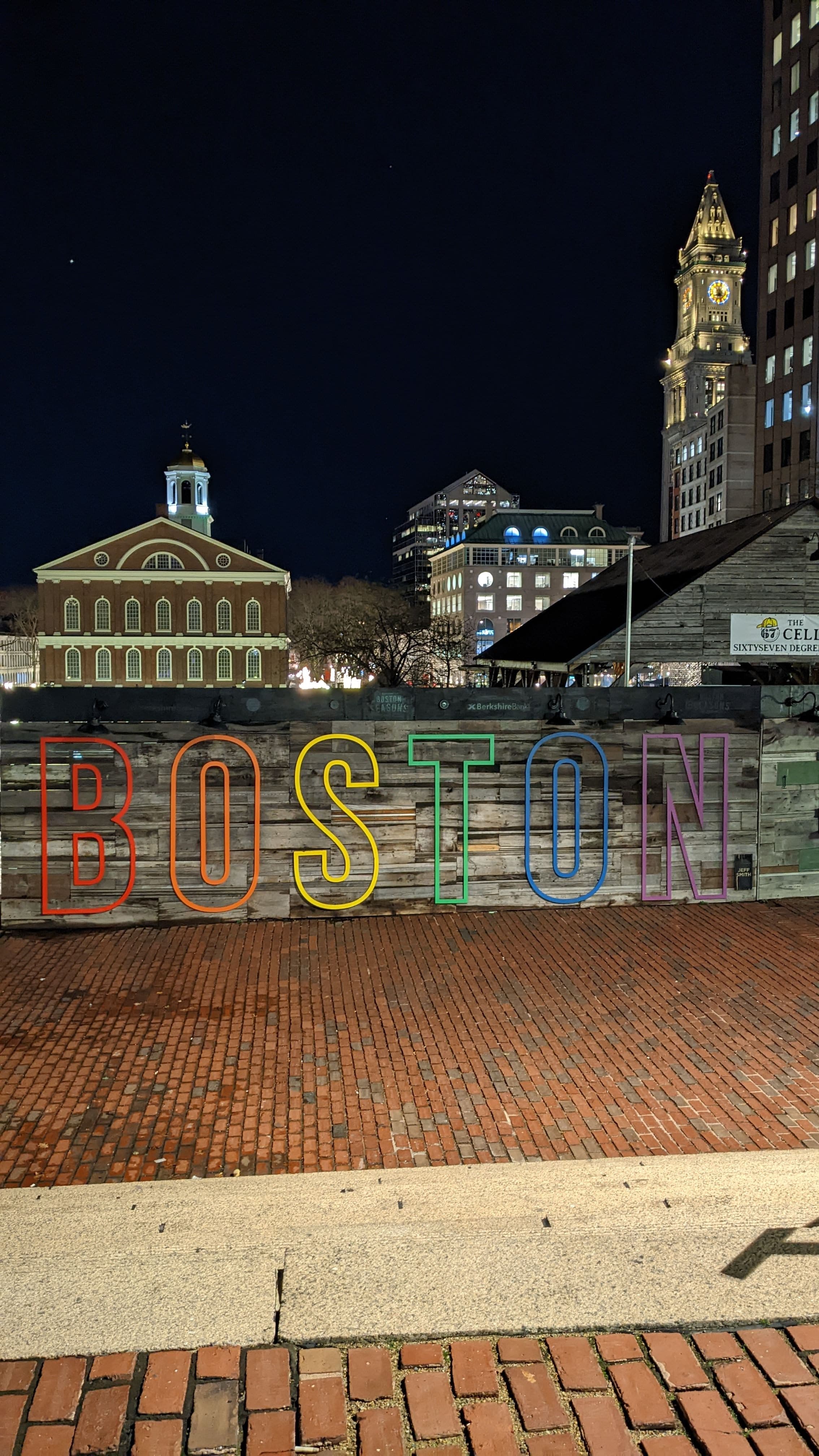 The Freedom Trail red line. Follow it for 2.5 miles and sixteen sites of actual American history.