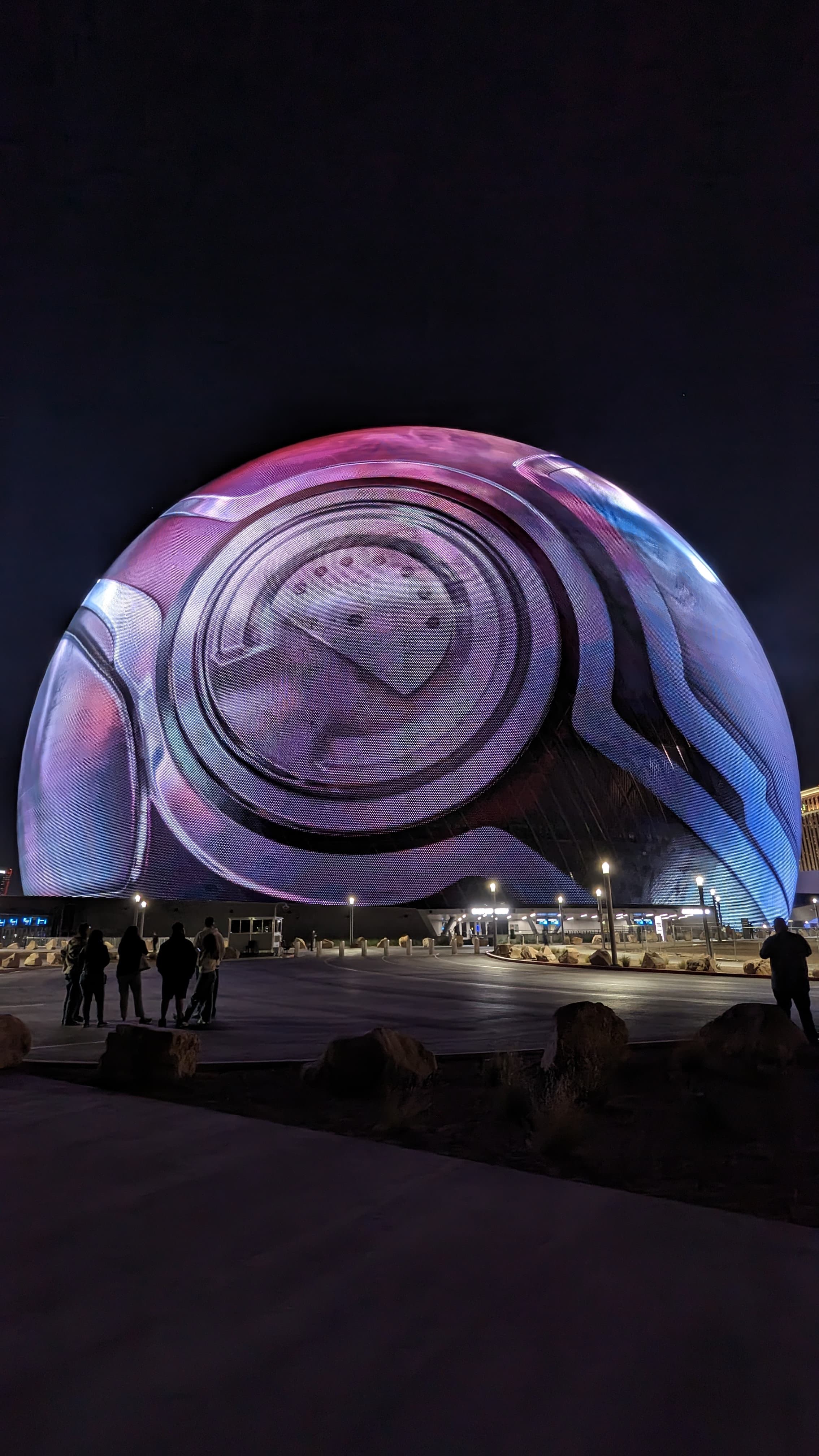 Fremont Street canopy. The original Vegas downtown, now covered in a 1,500-foot LED display.