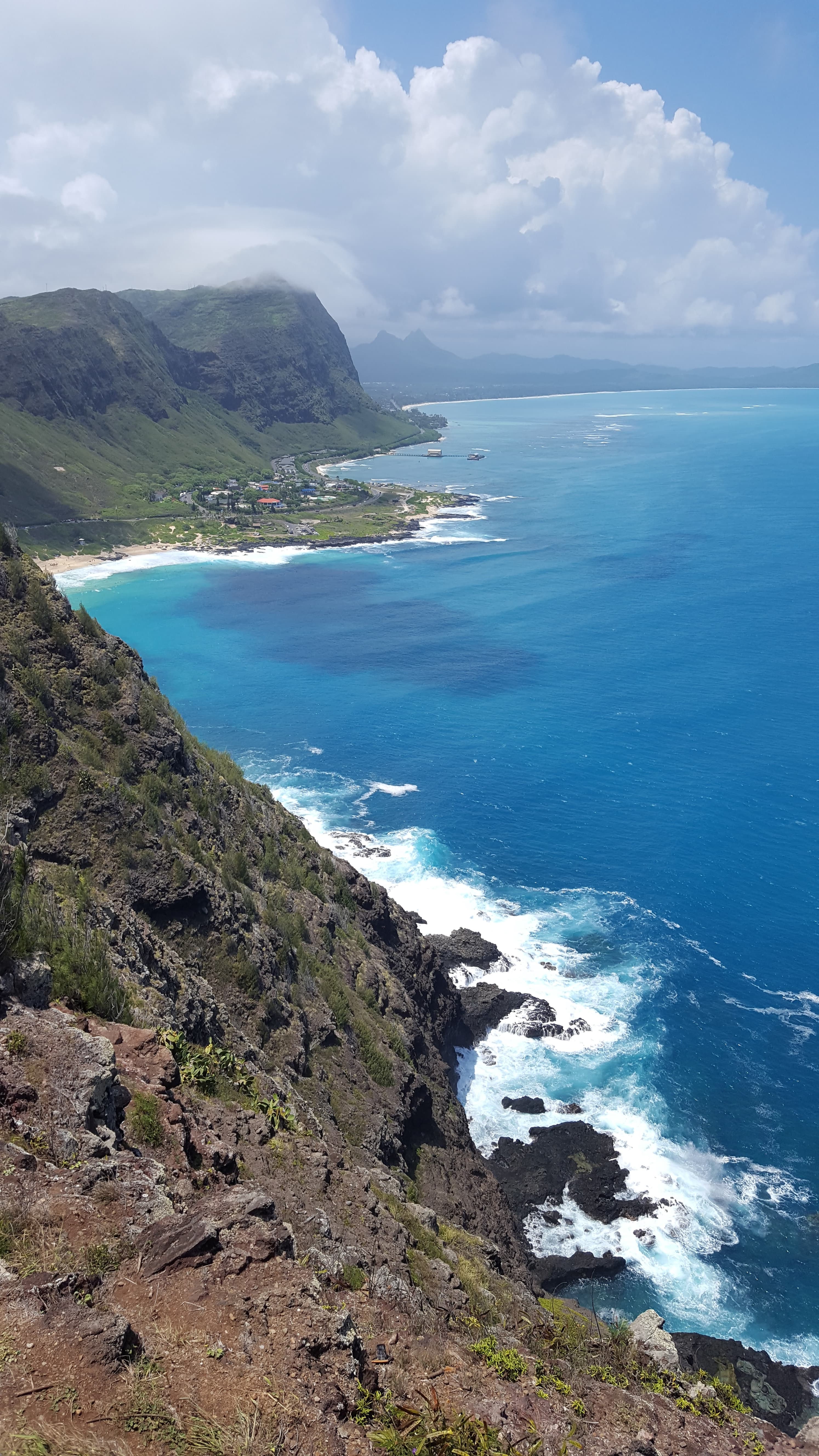 North Shore road. The drive from Haleiwa along the coast is the O'ahu that locals claim as their own.