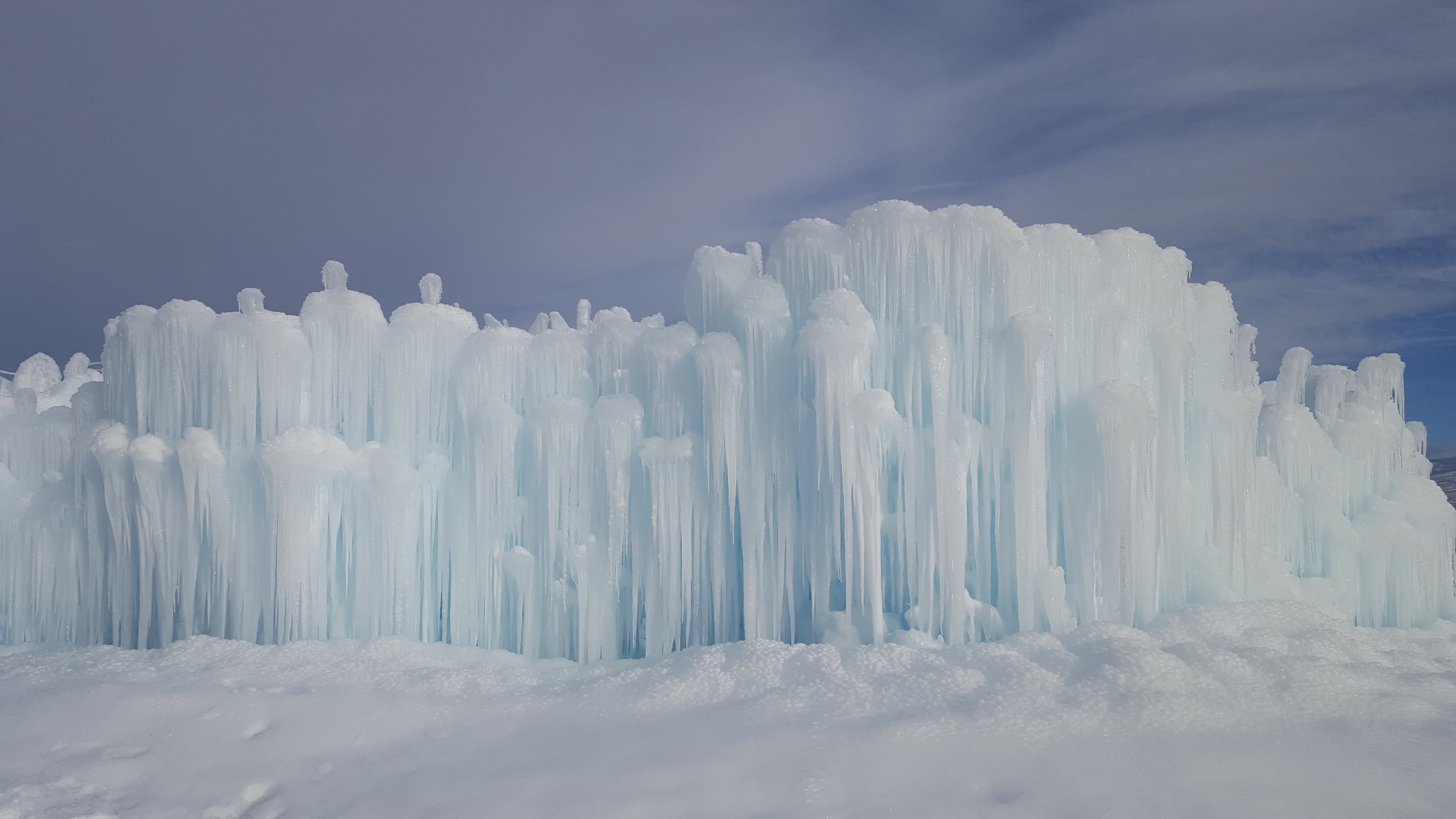 Bryce Canyon hoodoos in snow. December is the correct season; the crowds are gone and the light is better.