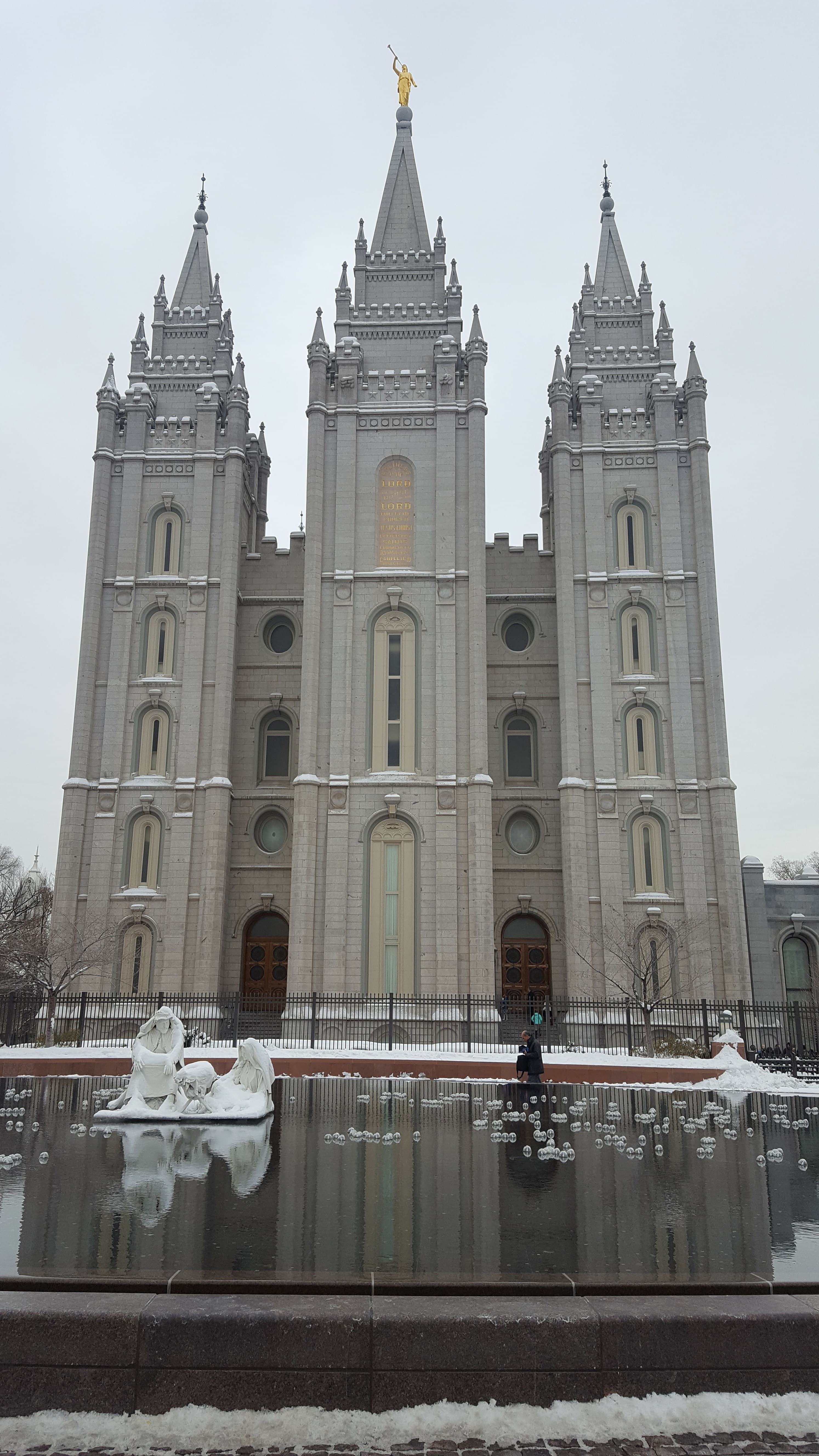 Zion Canyon walls. The Virgin River cut this 2,000-foot slot over millions of years; you walk the bottom of it.