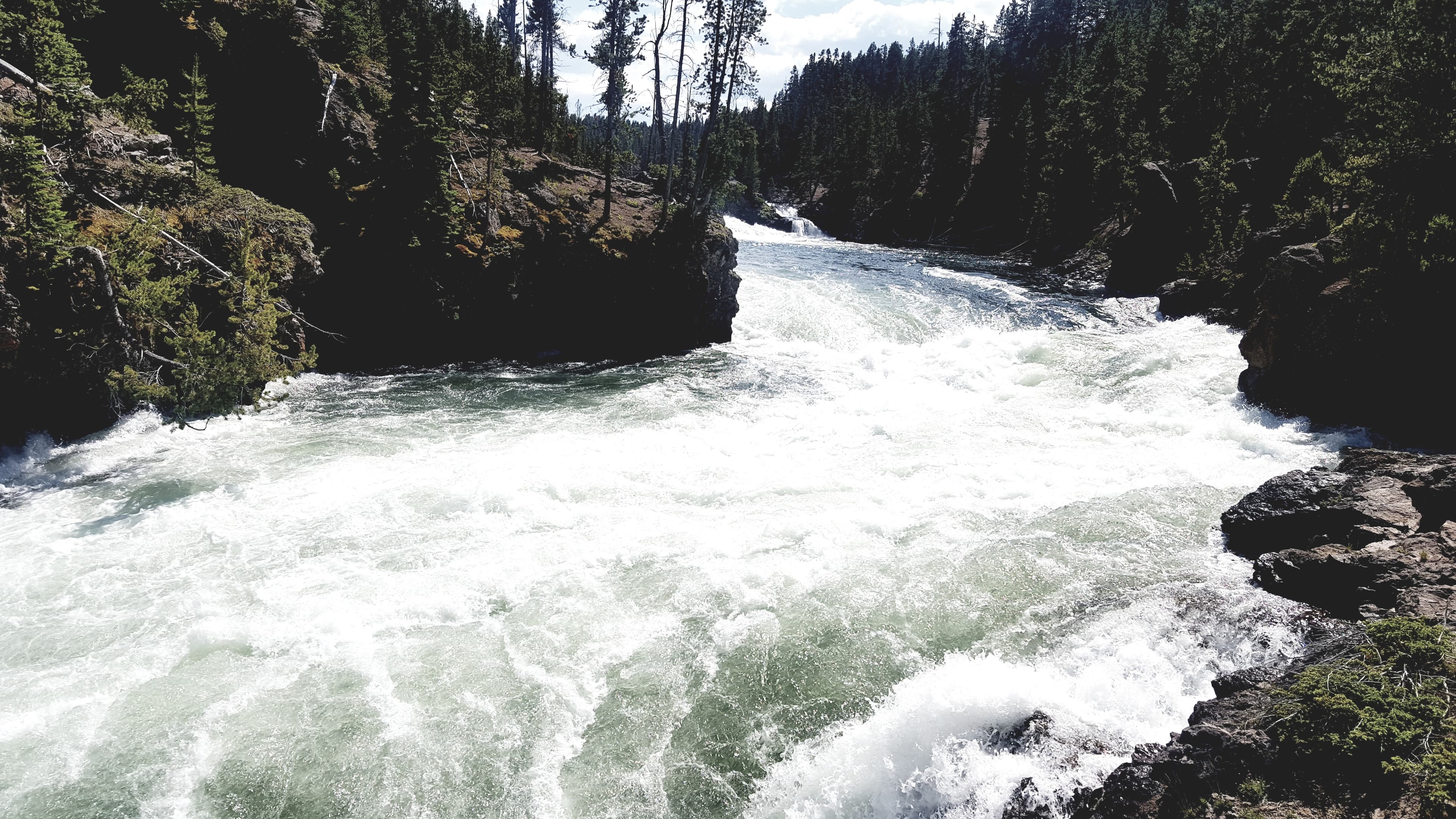 Old Faithful eruption. Every 90 minutes, 130 to 180 feet; it has been doing this for centuries.